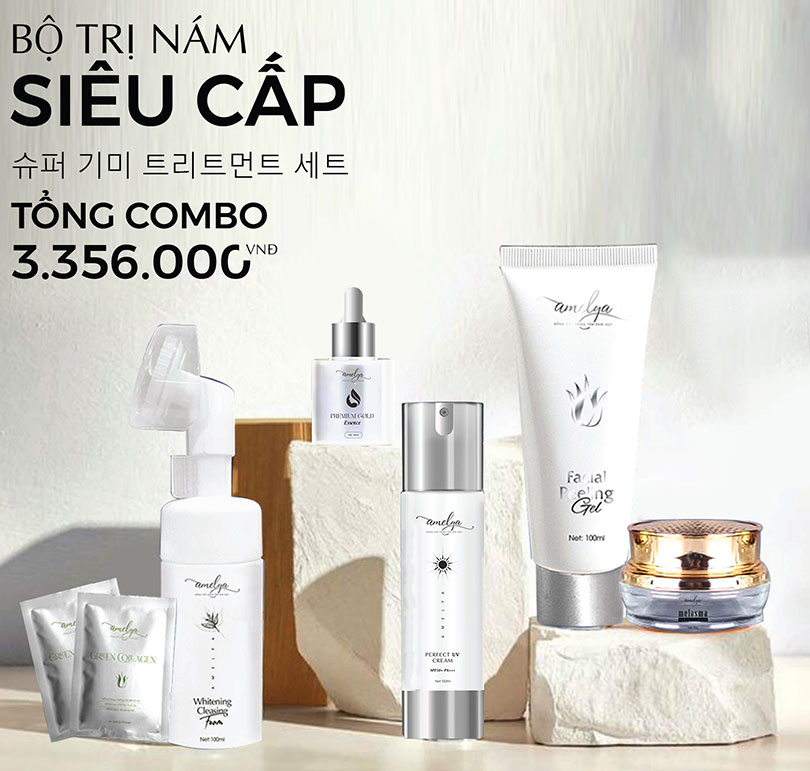 Combo trị nám thương hiệu Amelya sự lựa chọn cho làn da không tuổi