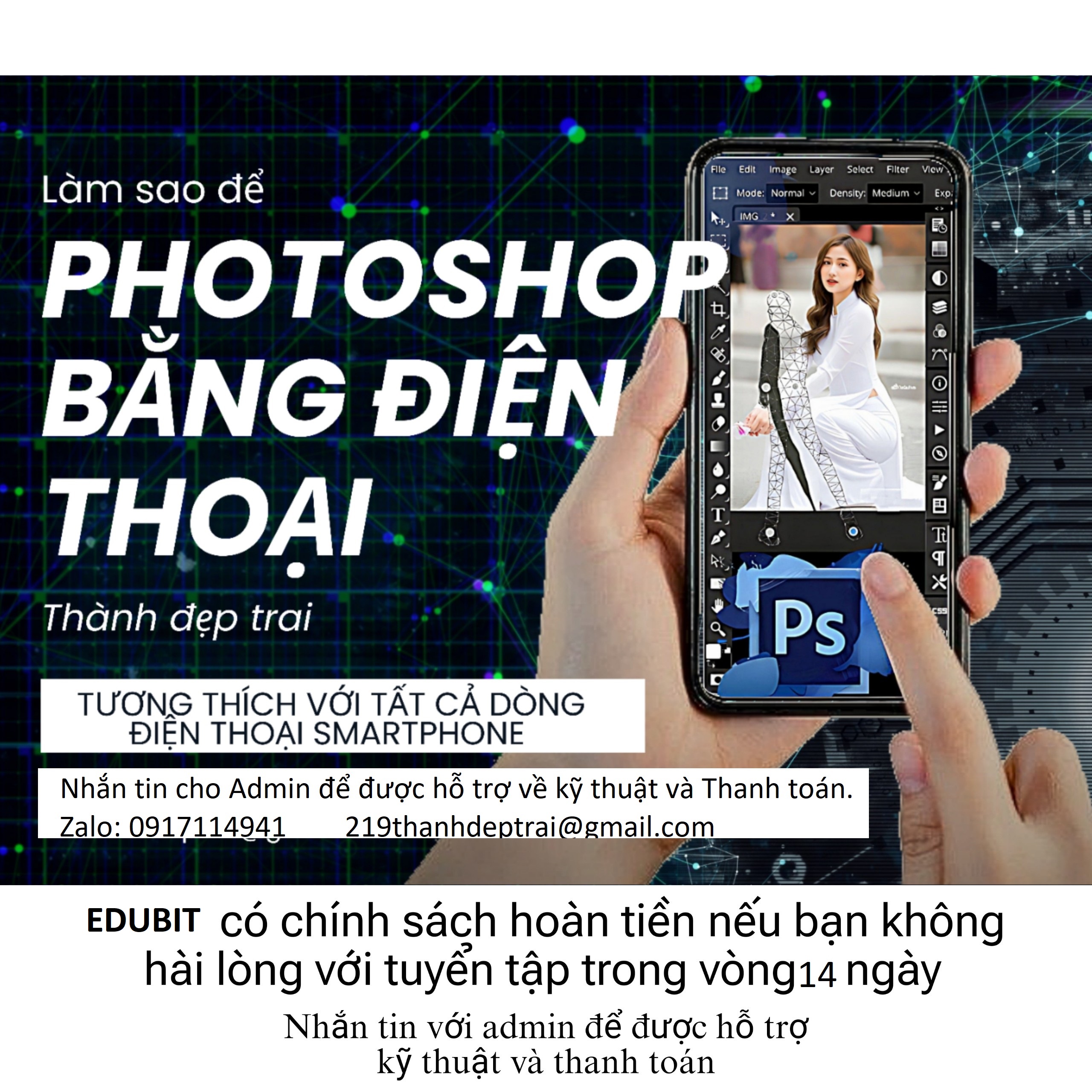 Photoshop bằng điện thoại của bạn