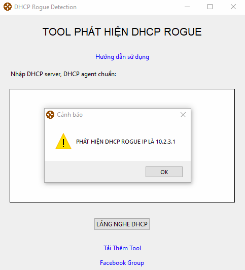 dhcp rogue checker