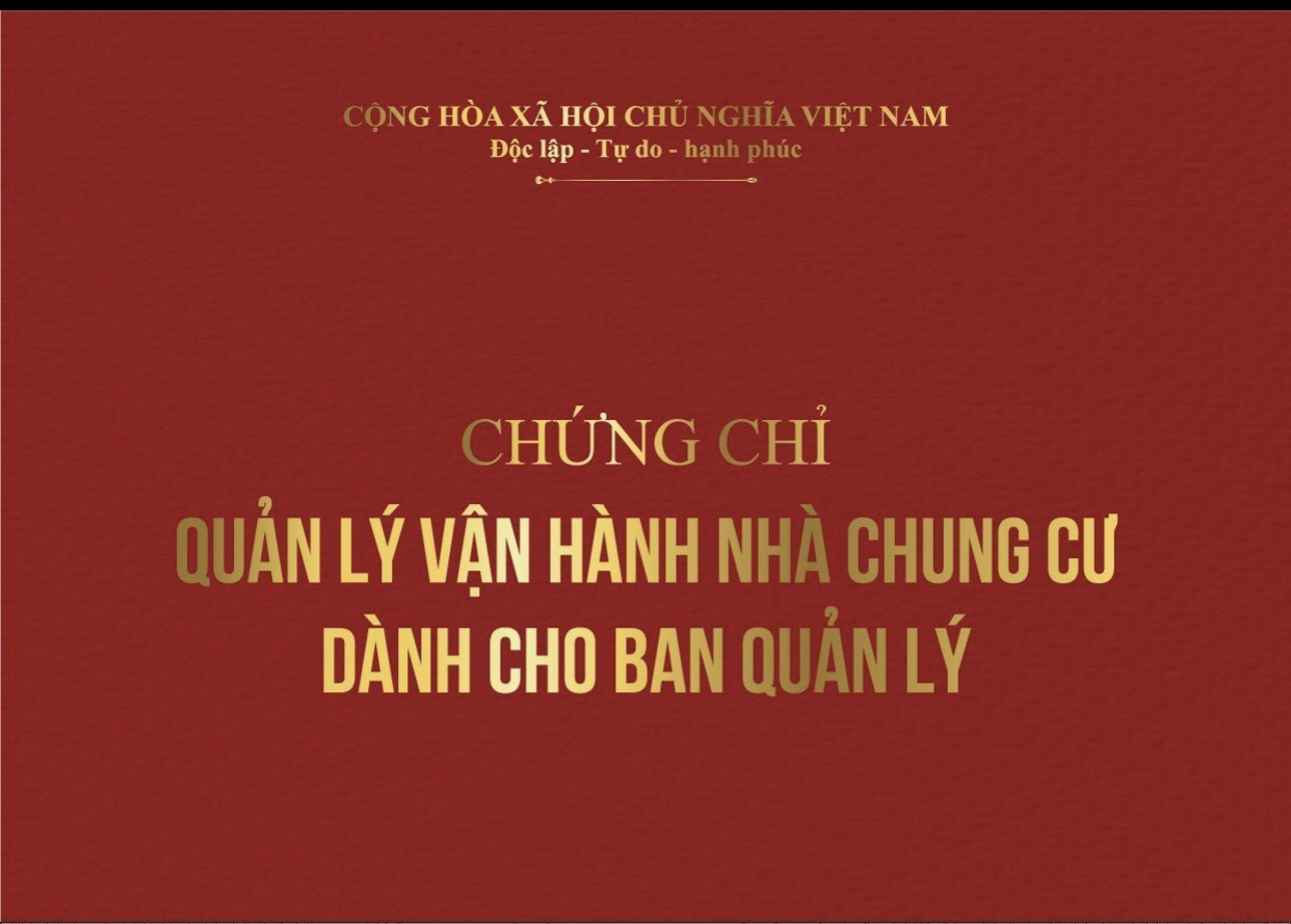 DNREA THÔNG BÁO: Mời tham dự Khóa đào tạo Quản lý – Vận hành Tòa nhà – Chung cư – Văn phòng- Khách sạn