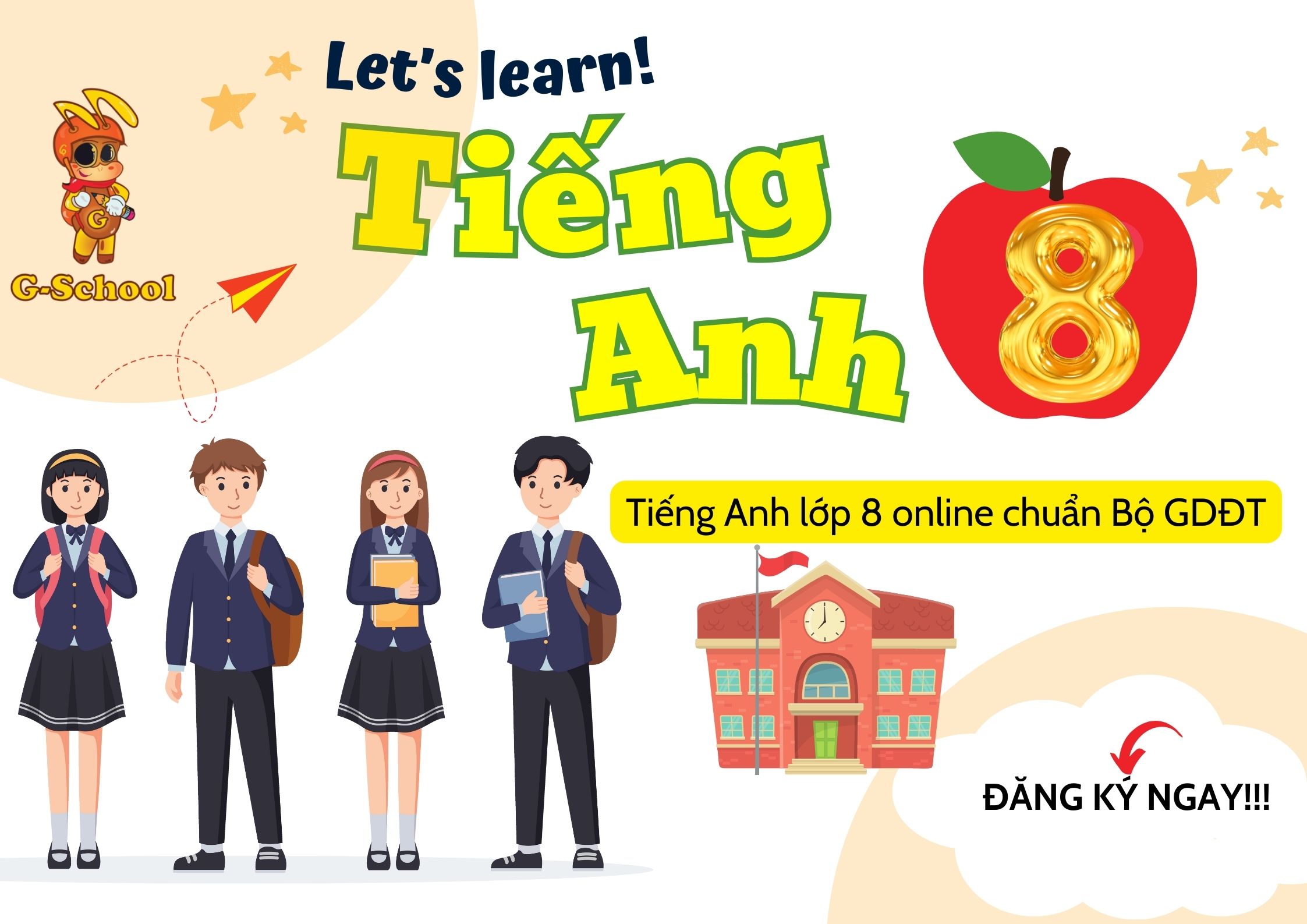 Tiếng Anh online Lớp 8