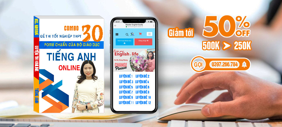 30 BỘ ĐỀ LUYÊN THI TỐT NGHIỆP THPT TIẾNG ANH ONLINE