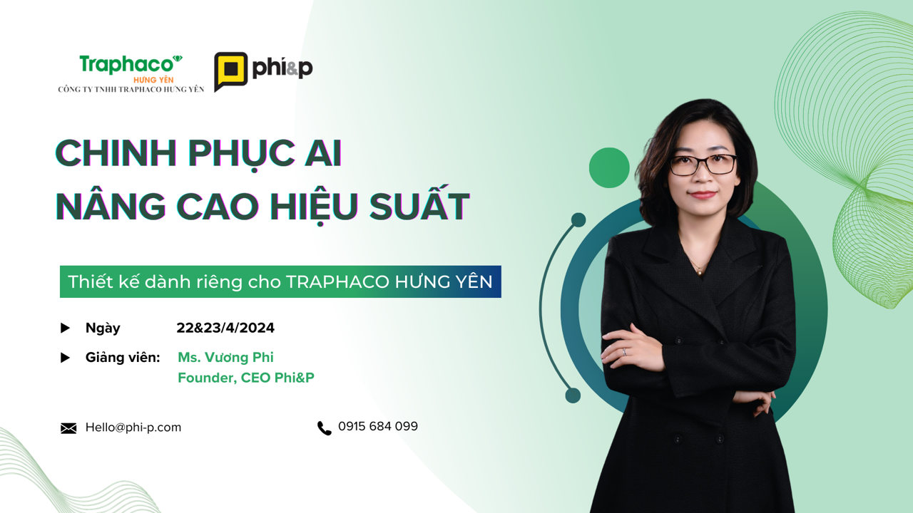 TRAPHACO | Chinh phục AI - Nâng cao hiệu suất