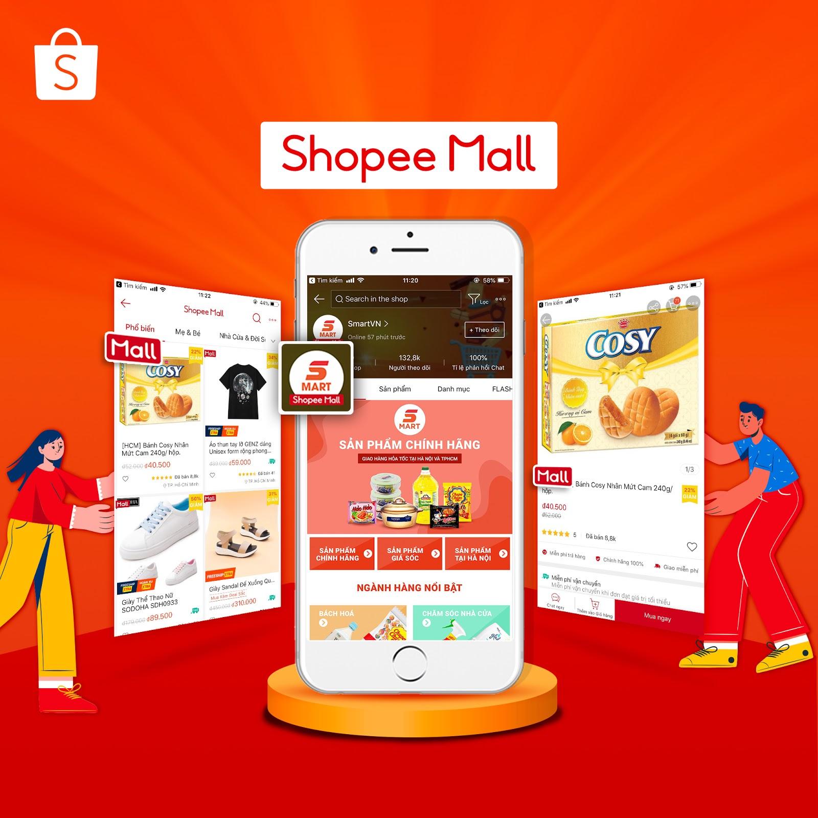 Điều kiện lên Shopee Mall