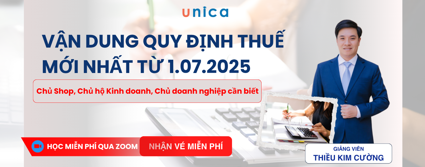 Vận dụng quy định thuế mới nhất từ 01.07.2025