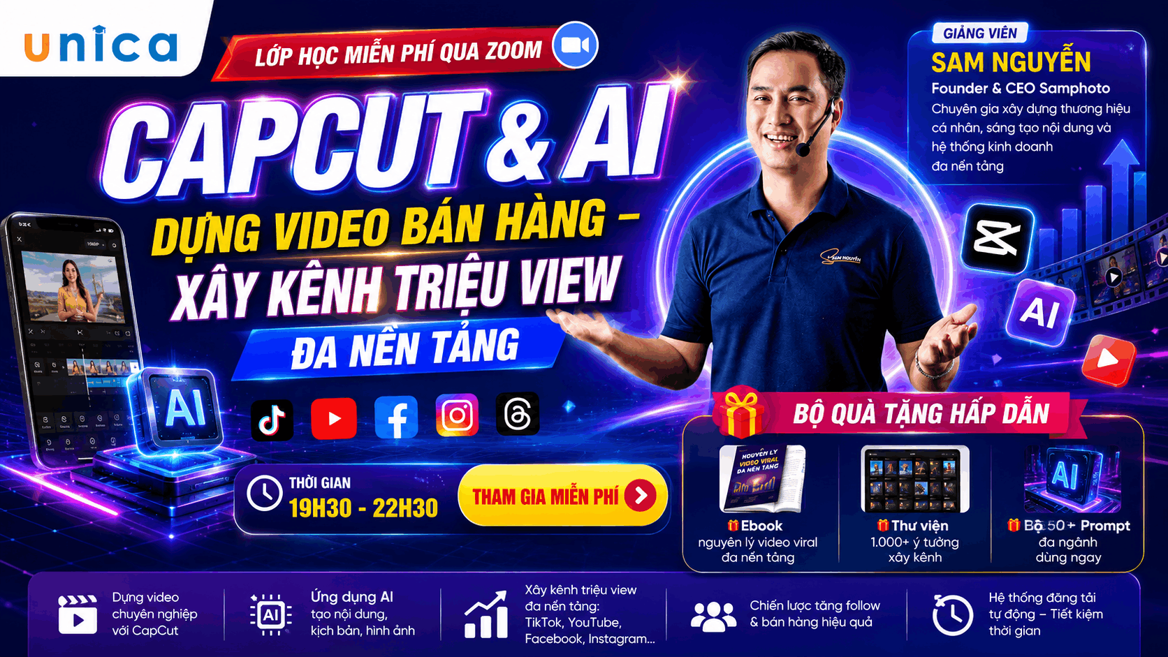 TẠO VIDEO CHUYÊN NGHIỆP VỚI CAPCUT & AI - XÂY KÊNH- BÁN HÀNG TỰ ĐỘNG