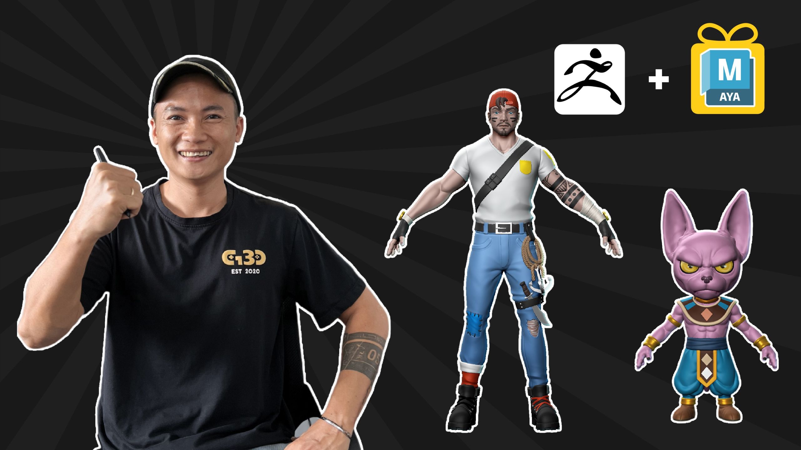 Tự học 3D Zbrush cùng Cuong CG - TẶNG KÈM KHÓA MAYA