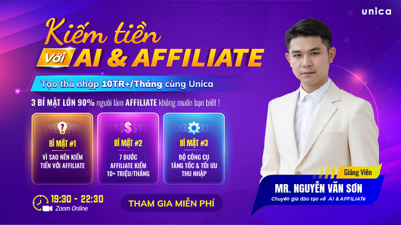 KIẾM TIỀN VỚI AFFILIATE - THU NHẬP 5-10 TRIỆU MỖI THÁNG