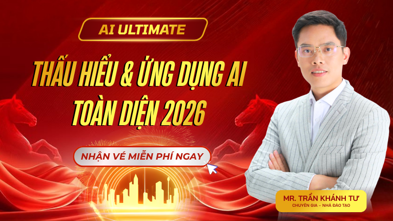 AI ULTIMATE THẤU HIỂU & ỨNG DỤNG AI TOÀN DIỆN 2026