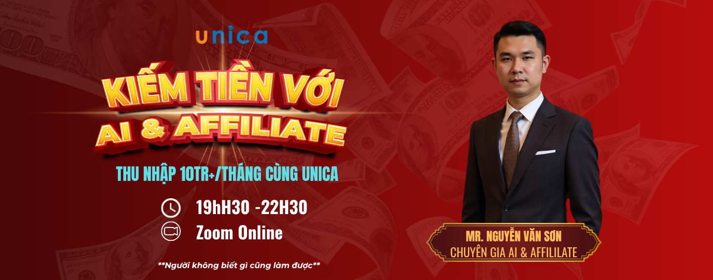 Kiếm tiền với AI & Affiliate thu nhập 10tr+/tháng