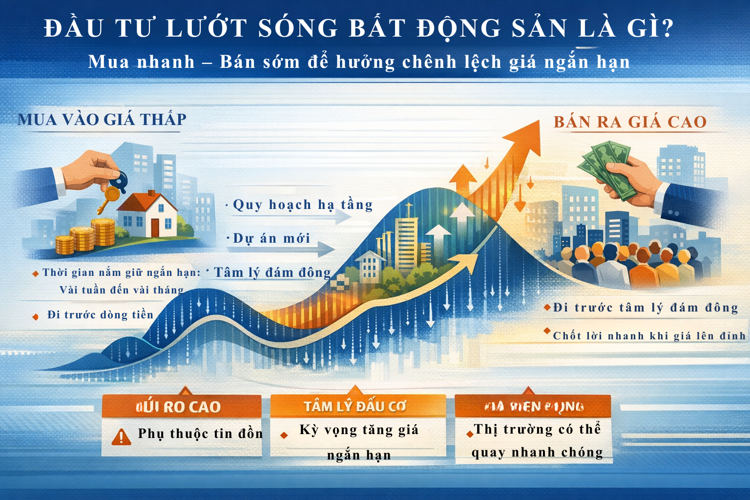 ĐẦU TƯ LƯỚT SÓNG TRÊN THỊ TRƯỜNG BẤT ĐỘNG SẢN