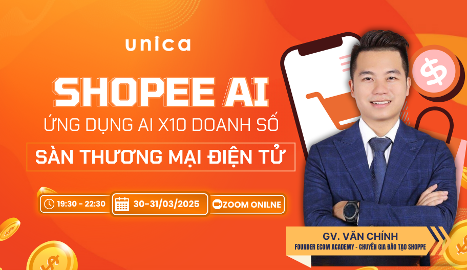 SHOPEE AI - X10 doanh thu sàn thương mại điện tử