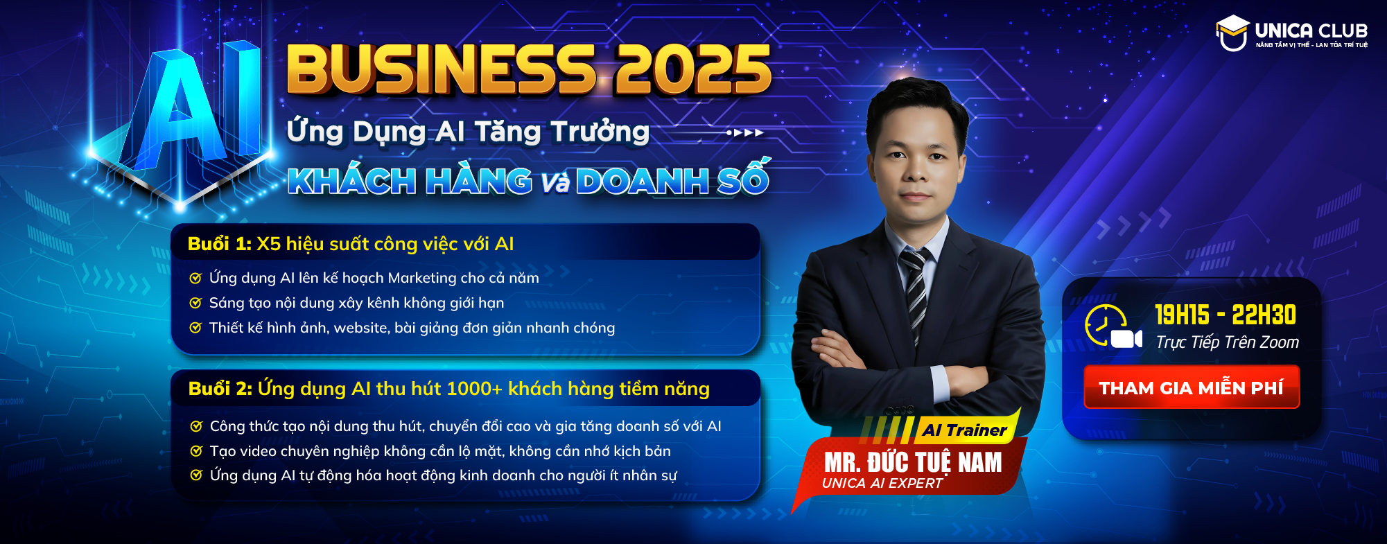 AI BUSINESS _ ỨNG DỤNG AI - TĂNG TRƯỞNG KHÁCH HÀNG VÀ DOANH SỐ