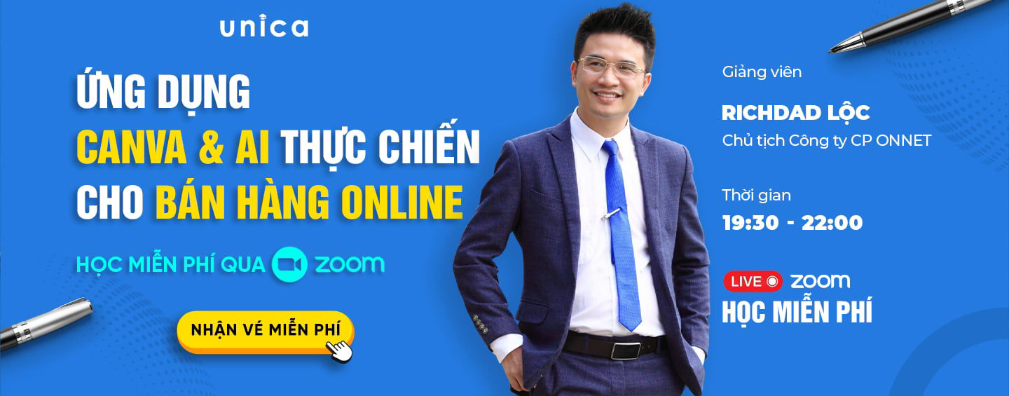 ứng dụng CANVA & AI thực chiến cho bán hàng online