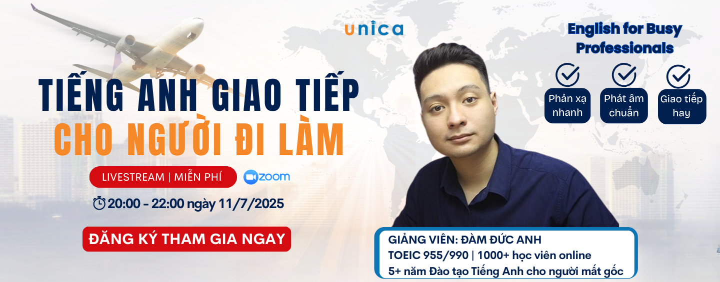 Tiếng Anh giao tiếp cho người đi làm - GV Đàm Đức Anh