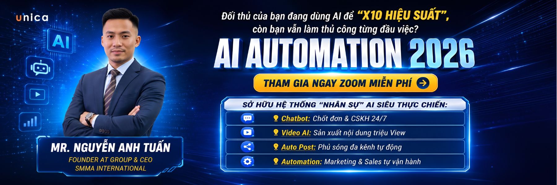 AI Automation_ Ứng Dụng AI Tự Động Hoá Kinh Doanh & Bùng Nổ Doanh Số