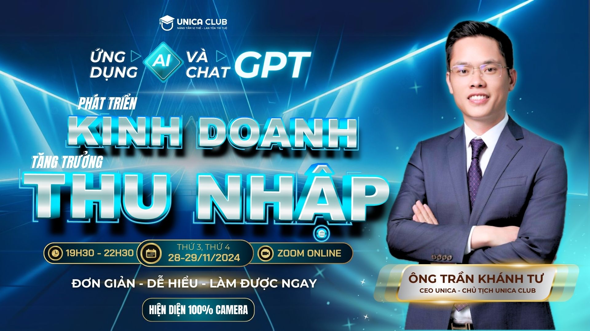 Ứng dụng AI và Chat GPT Phát Triển Kinh Doanh - Tăng Trưởng Thu Nhập