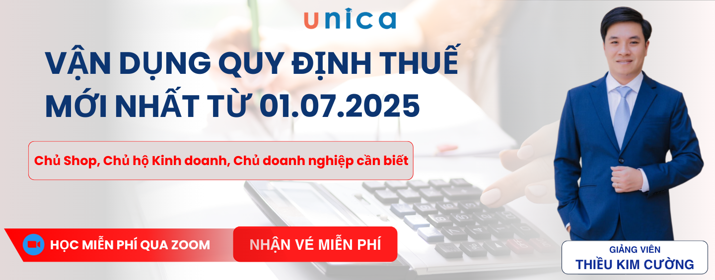 Vận dụng quy định thuế mới nhất từ 01.07.2025