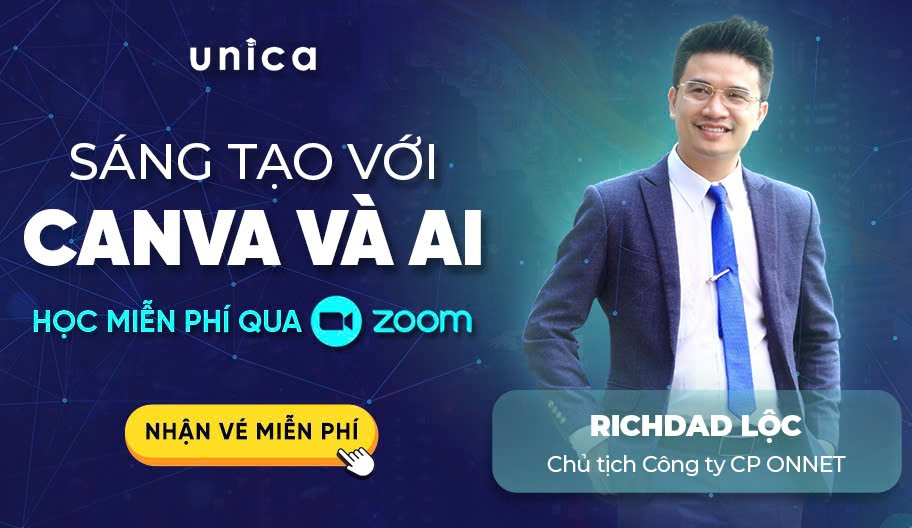 Khoá học: Thiết kế sáng tạo Canva & AI