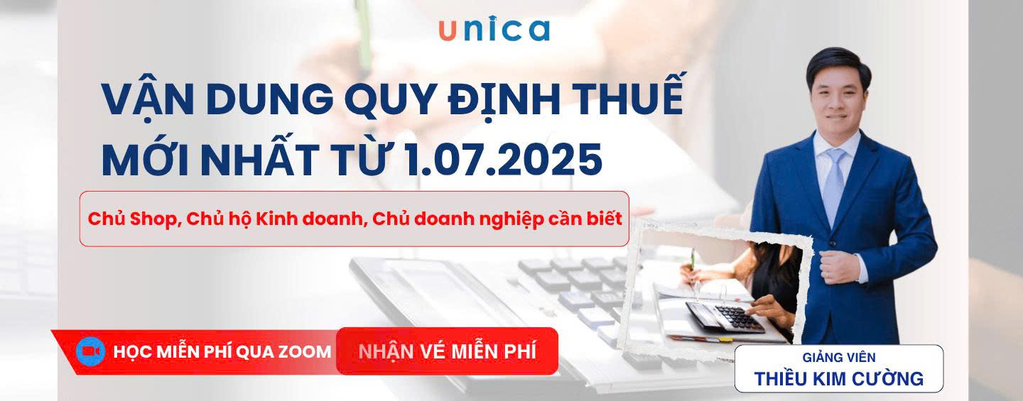 Vận dụng quy định thuế mới nhất từ 01.07.2025