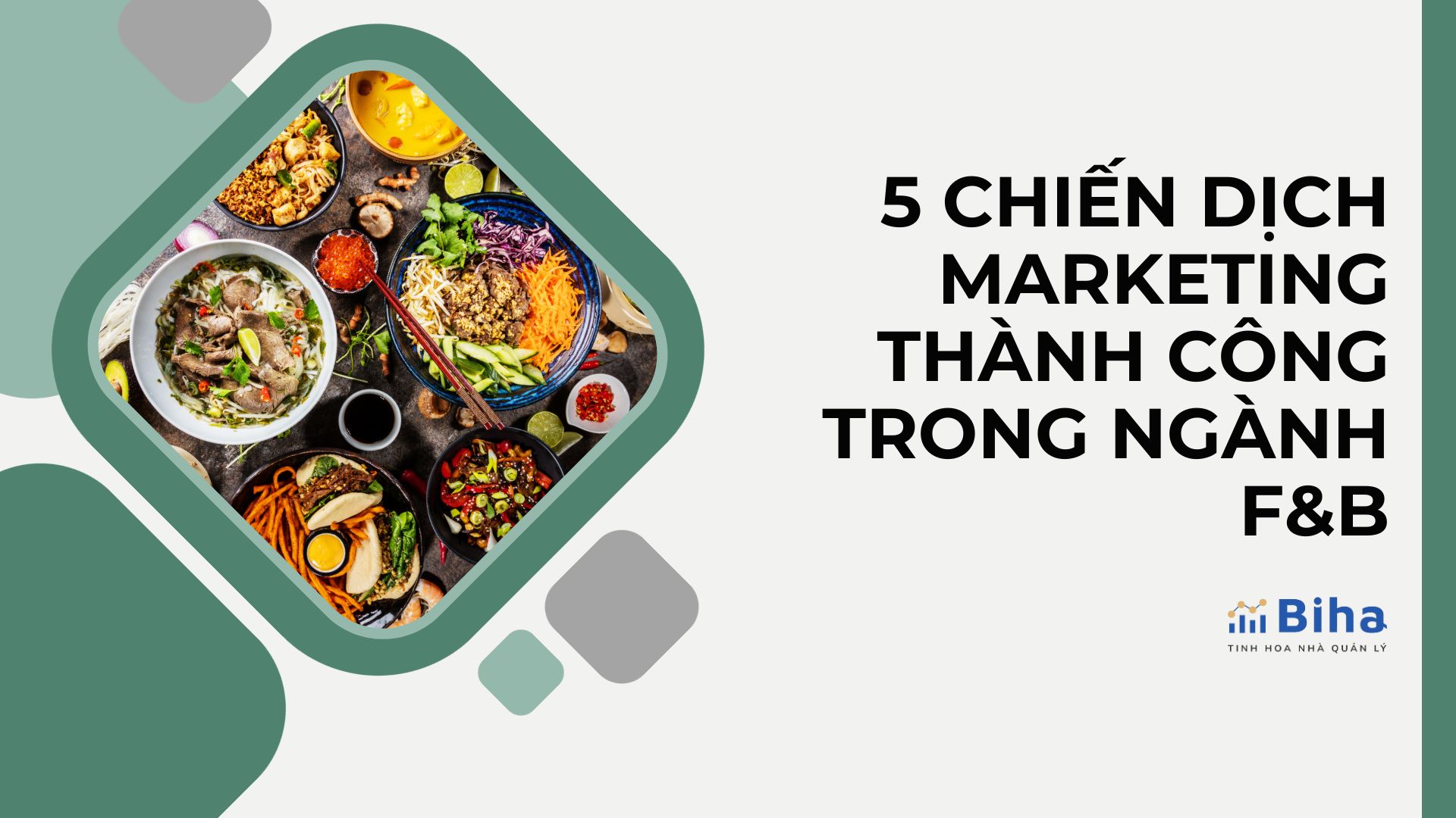 5 CHIẾN DỊCH MARKETING THÀNH CÔNG TRONG NGÀNH F&B