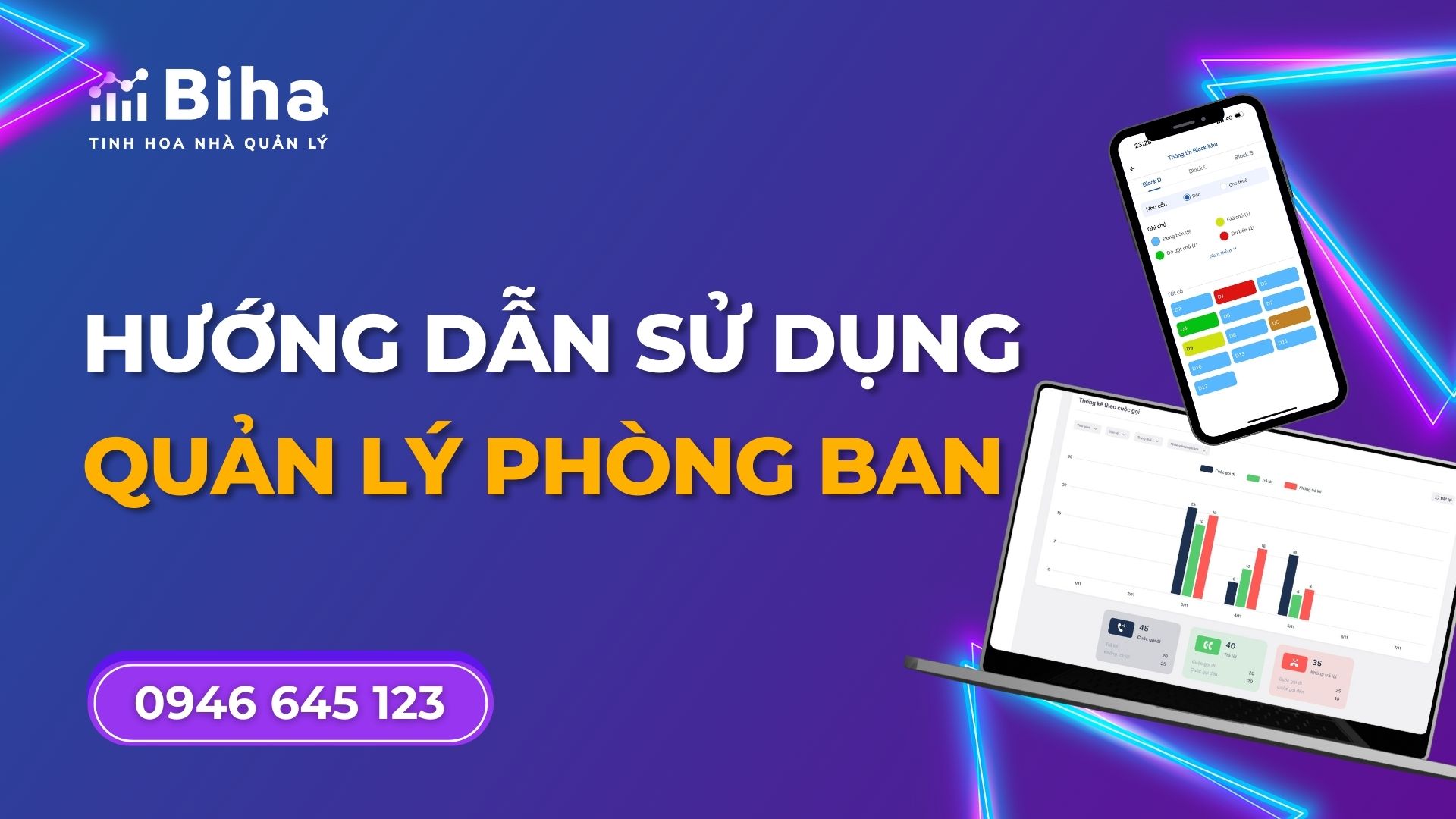 Hướng dẫn tính năng quản lý phòng ban