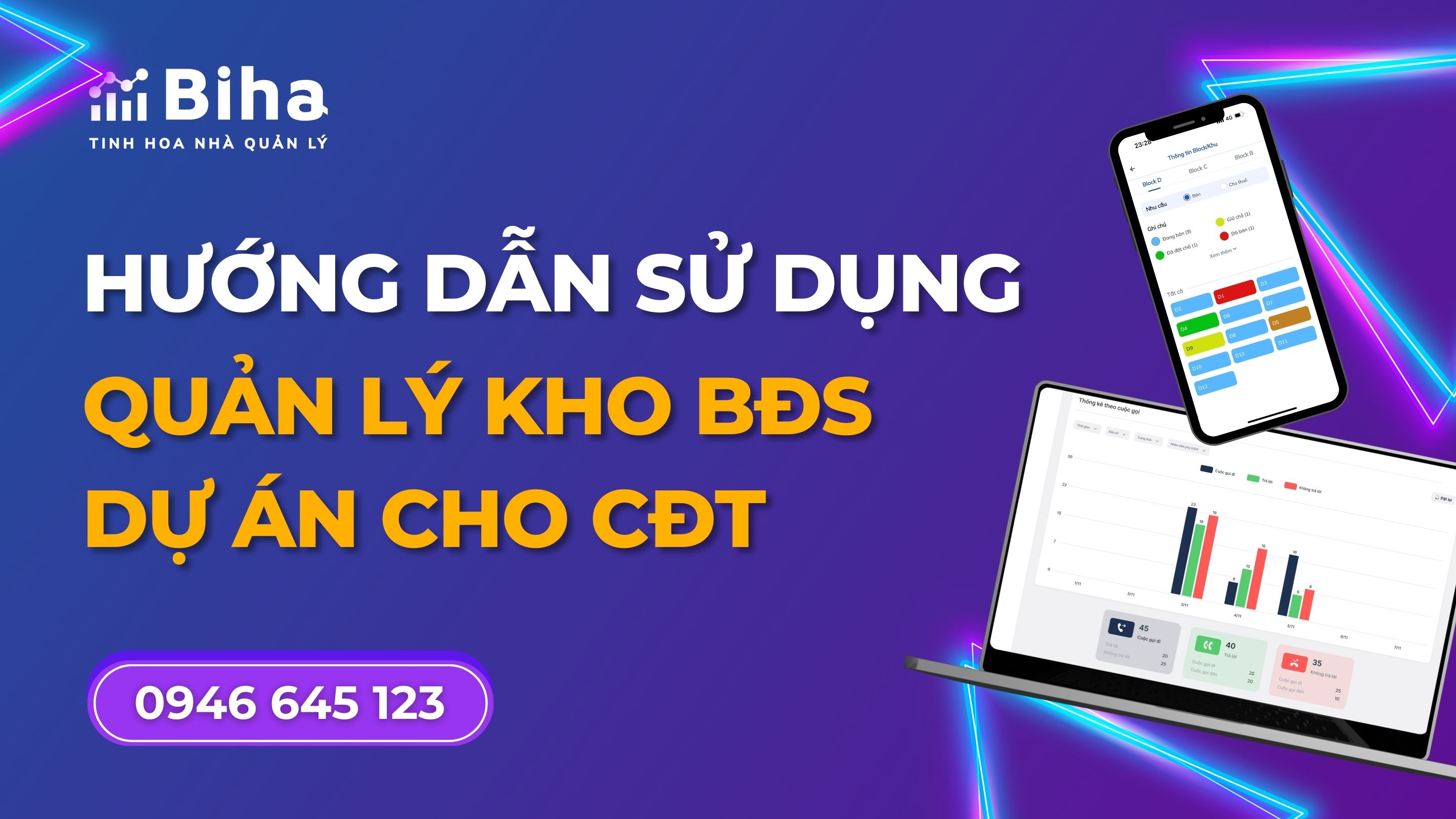 Hướng dẫn quản lý kho bất động sản dự án