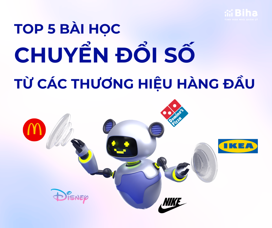 Top 5 bài học chuyển đổi số từ các thương hiệu hàng đầu