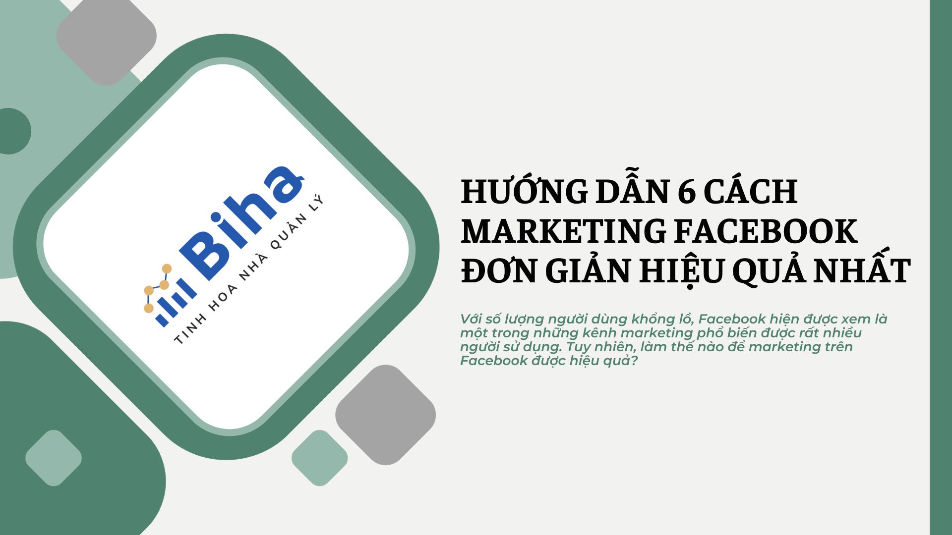 HƯỚNG DẪN 6 CÁCH MARKETING FACEBOOK ĐƠN GIẢN HIỆU QUẢ NHẤT