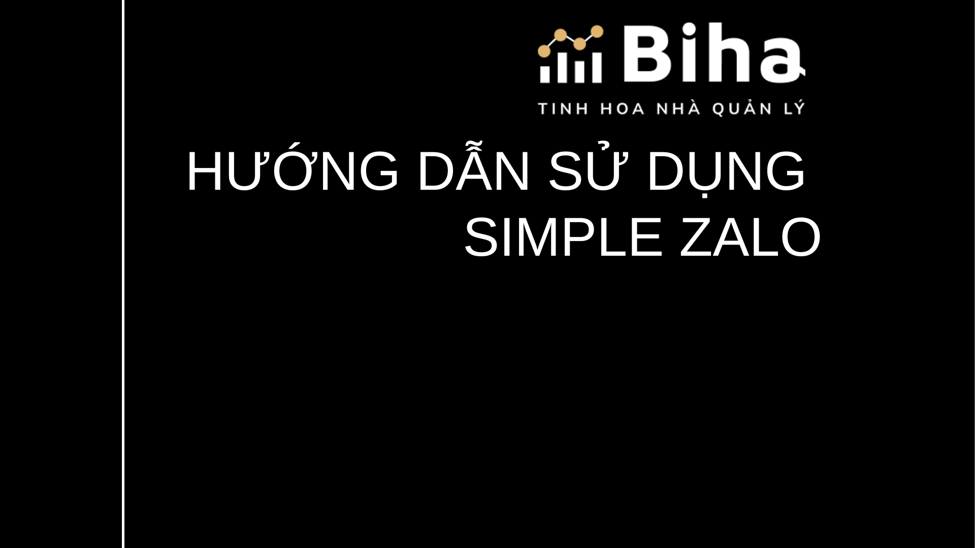 HƯỚNG DẪN SỬ DỤNG SIMPLE ZALO