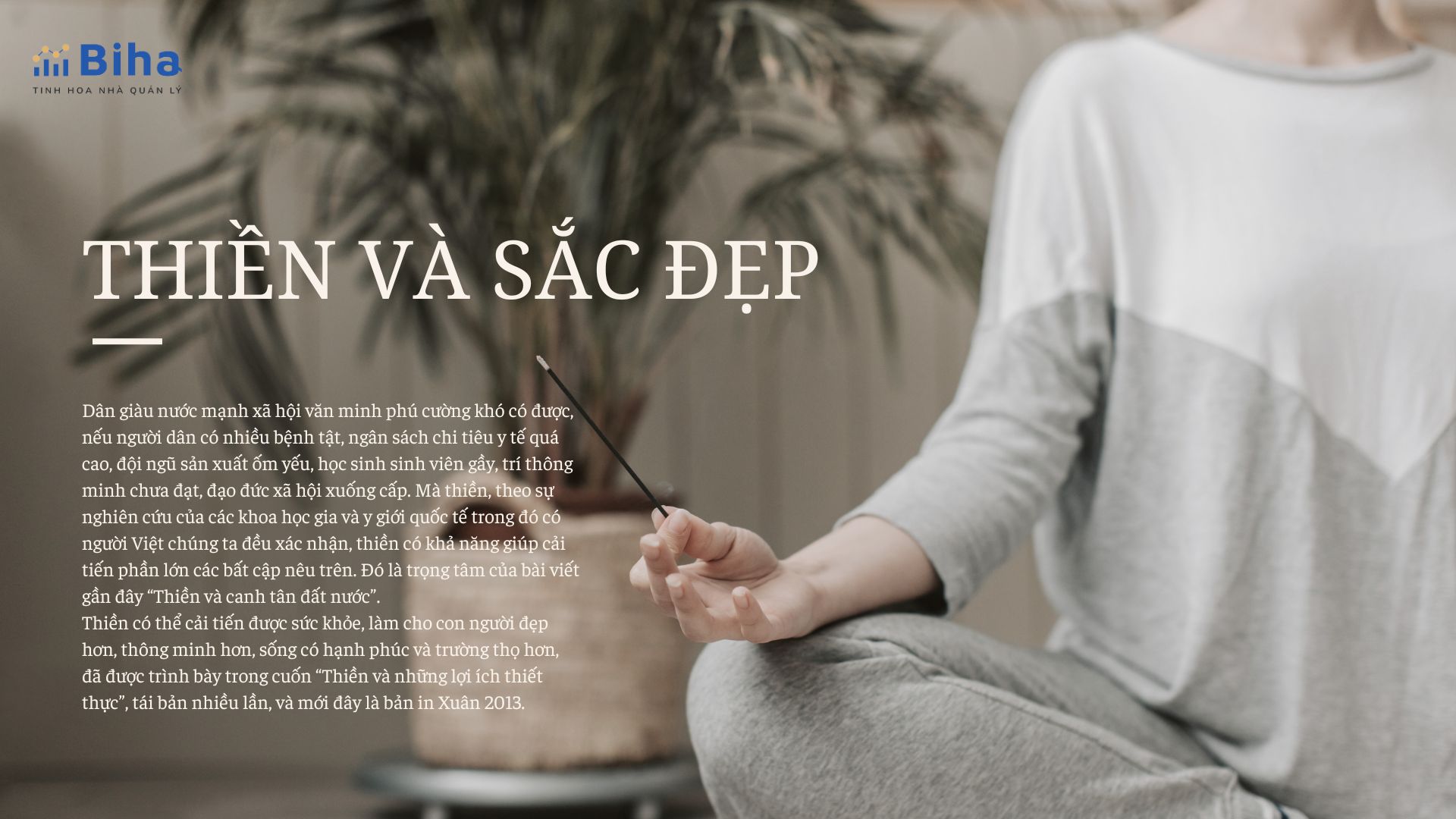 THIỀN VÀ SẮC ĐẸP