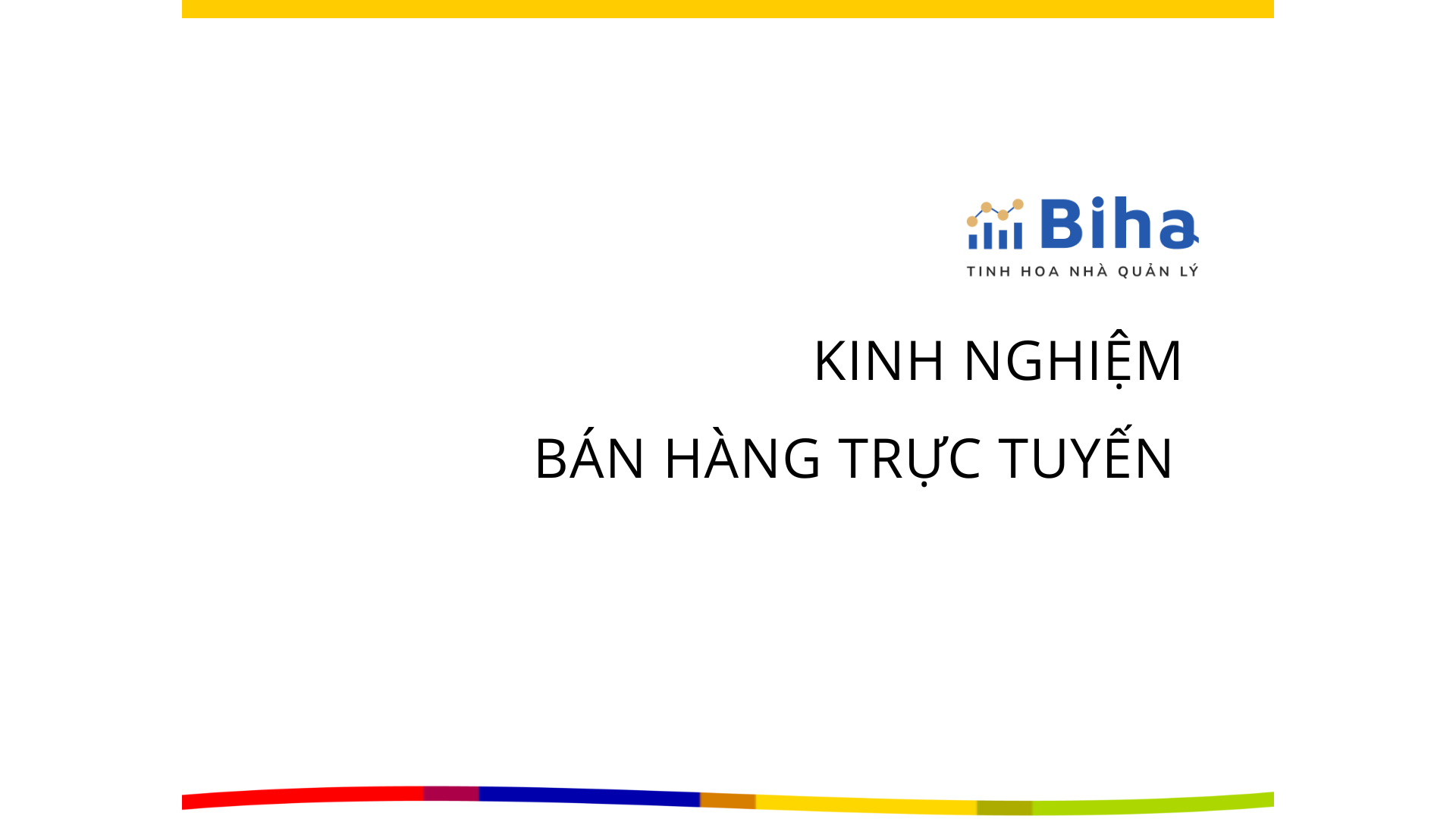 TMĐT Việt Nam •Bán hàng trực tuyến hiệu quả