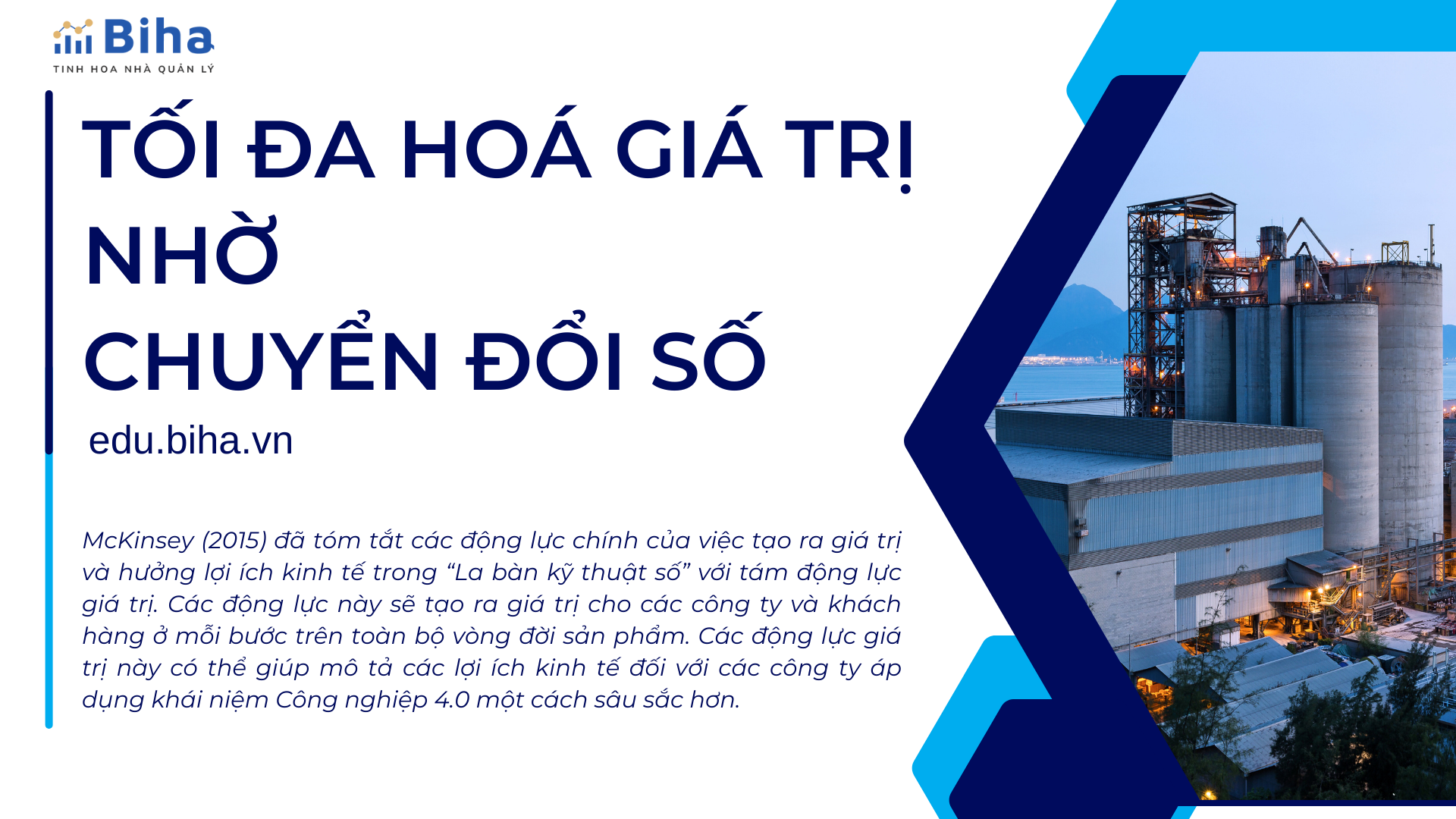 TỐI ĐA HÓA GIÁ TRỊ NHỜ CHUYỂN ĐỔI SỐ